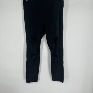 Zyia Active Women's Leggings Black‎ Cut outs on Legs